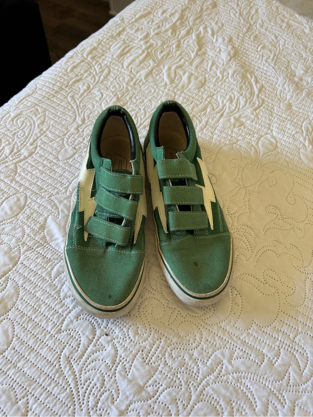 Revenge x Storm velcro green sneakers